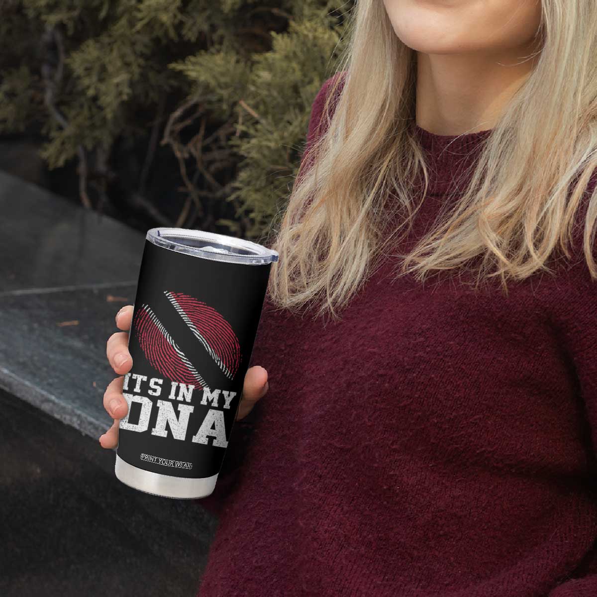 Trinidad and Tobago In My DNA Tumbler Cup Trini Trinidadian Proud TS10 Print Your Wear