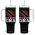 Trinidad and Tobago In My DNA Tumbler With Handle Trini Trinidadian Proud TS10 One Size: 40 oz Black Print Your Wear