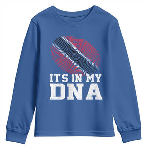 Trinidad and Tobago In My DNA Youth Sweatshirt Trini Trinidadian Proud TS10 Royal Blue Print Your Wear