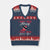 Funny Trini V-Neck Knit Sweater Vest Just Need Soca & Rum Trinidad and Tobago Flag TS10 Navy Red Print Your Wear