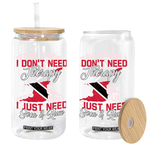 Funny Trini Glass Can Just Need Soca & Rum Trinidad and Tobago Flag TS10 Print Your Wear