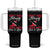 Funny Trini Tumbler With Handle Just Need Soca & Rum Trinidad and Tobago Flag TS10 One Size: 40 oz Black Print Your Wear