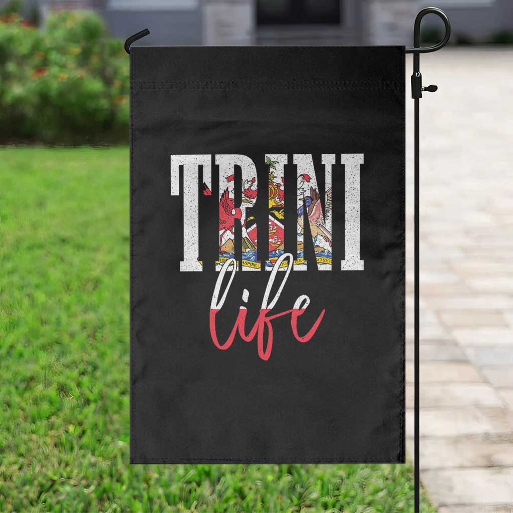 Trini Life Garden Flag Trinidad and Tobago Flag Caribbean Souvenir TS10 Print Your Wear