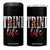 Trini Life 4 in 1 Can Cooler Tumbler Trinidad and Tobago Flag Caribbean Souvenir TS10 One Size: 16 oz Black Print Your Wear