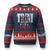 Trini Life Ugly Christmas Sweater Trinidad and Tobago Flag Caribbean Souvenir TS10 Navy Red Print Your Wear