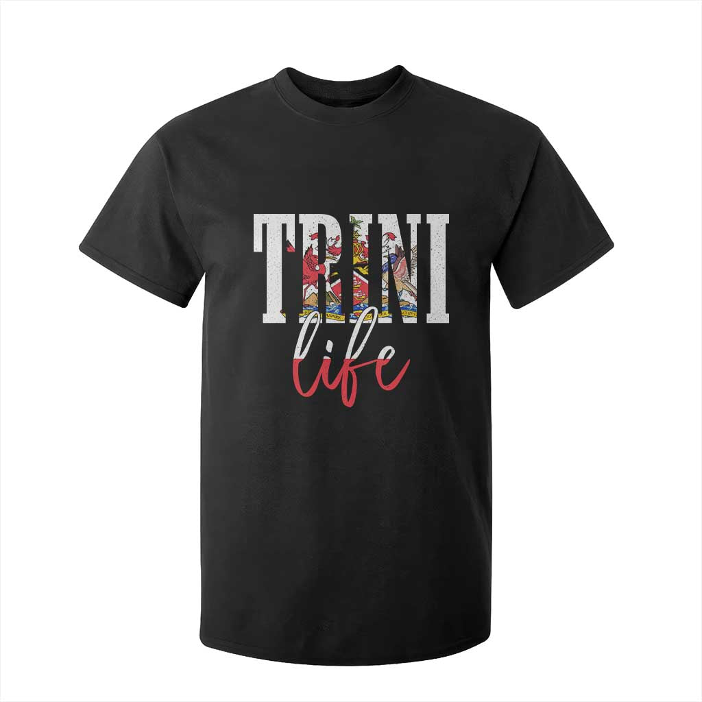 Trini Life T Shirt For Kid Trinidad and Tobago Flag Caribbean Souvenir TS10 Black Print Your Wear