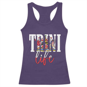Trini Life Racerback Tank Top Trinidad and Tobago Flag Caribbean Souvenir TS10 Purple Print Your Wear