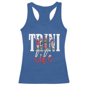 Trini Life Racerback Tank Top Trinidad and Tobago Flag Caribbean Souvenir TS10 Royal Blue Print Your Wear