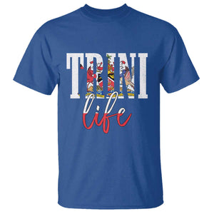 Trini Life T Shirt Trinidad and Tobago Flag Caribbean Souvenir TS10 Royal Blue Print Your Wear