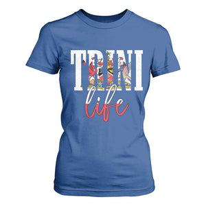Trini Life T Shirt For Women Trinidad and Tobago Flag Caribbean Souvenir TS10 Royal Blue Print Your Wear