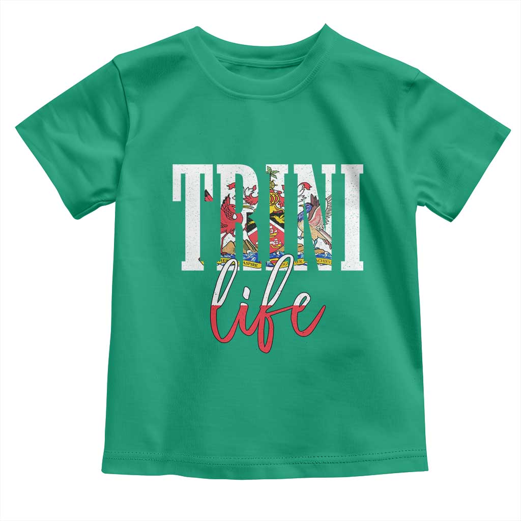 Trini Life Toddler T Shirt Trinidad and Tobago Flag Caribbean Souvenir TS10 Irish Green Print Your Wear