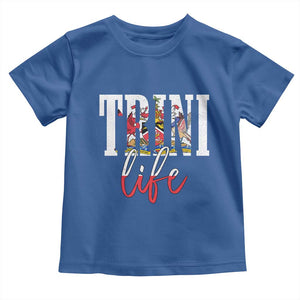 Trini Life Toddler T Shirt Trinidad and Tobago Flag Caribbean Souvenir TS10 Royal Blue Print Your Wear