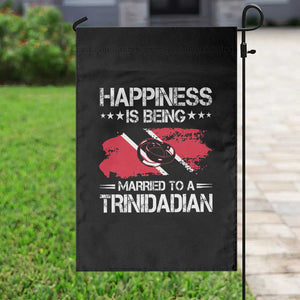 Happiness Is Being Married to a Trinidadian Garden Flag Trinidad & Tobago Flag Couples Gift TS10 Print Your Wear