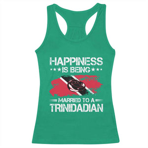 Happiness Is Being Married to a Trinidadian Racerback Tank Top Trinidad & Tobago Flag Couples Gift TS10 Irish Green Print Your Wear