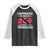 Happiness Is Being Married to a Trinidadian Raglan Shirt Trinidad & Tobago Flag Couples Gift TS10 Black White Print Your Wear