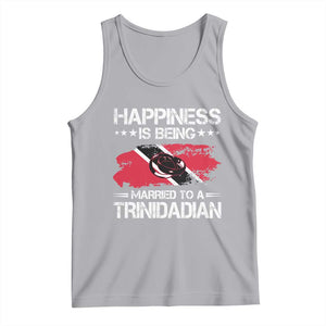 Happiness Is Being Married to a Trinidadian Tank Top Trinidad & Tobago Flag Couples Gift TS10 Athletic Heather Print Your Wear