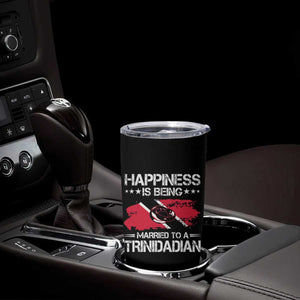 Happiness Is Being Married to a Trinidadian Tumbler Cup Trinidad & Tobago Flag Couples Gift TS10 Print Your Wear