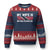 My Wife Is Trinidadian Nothing Scares Me Puerto Rican Ugly Christmas Sweater Funny Trinidad & Tobago Husband Gift TS10 Navy Red Print Your Wear