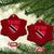 Trini Pride Ceramic Ornament Trinidad and Tobago Heart Flag Caribbean Roots TS10 Print Your Wear