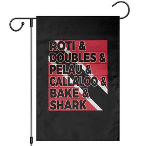 Trini Pride Garden Flag Trinidad and Tobago National Food TS10 Black Print Your Wear