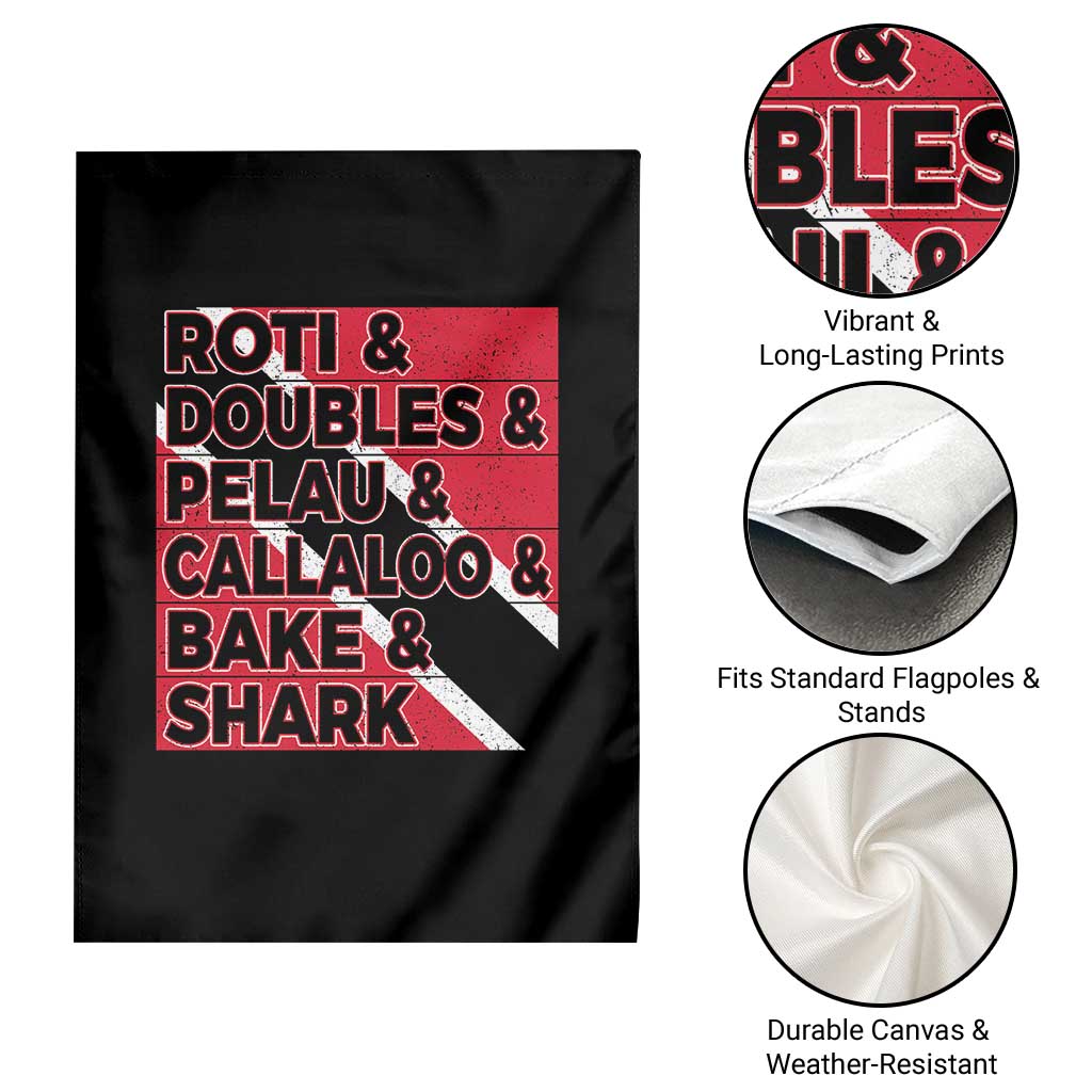 Trini Pride Garden Flag Trinidad and Tobago National Food TS10 Print Your Wear