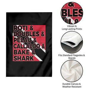 Trini Pride Garden Flag Trinidad and Tobago National Food TS10 Print Your Wear