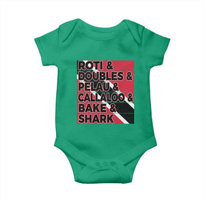 Trini Pride Baby Onesie Trinidad and Tobago National Food TS10 Irish Green Print Your Wear