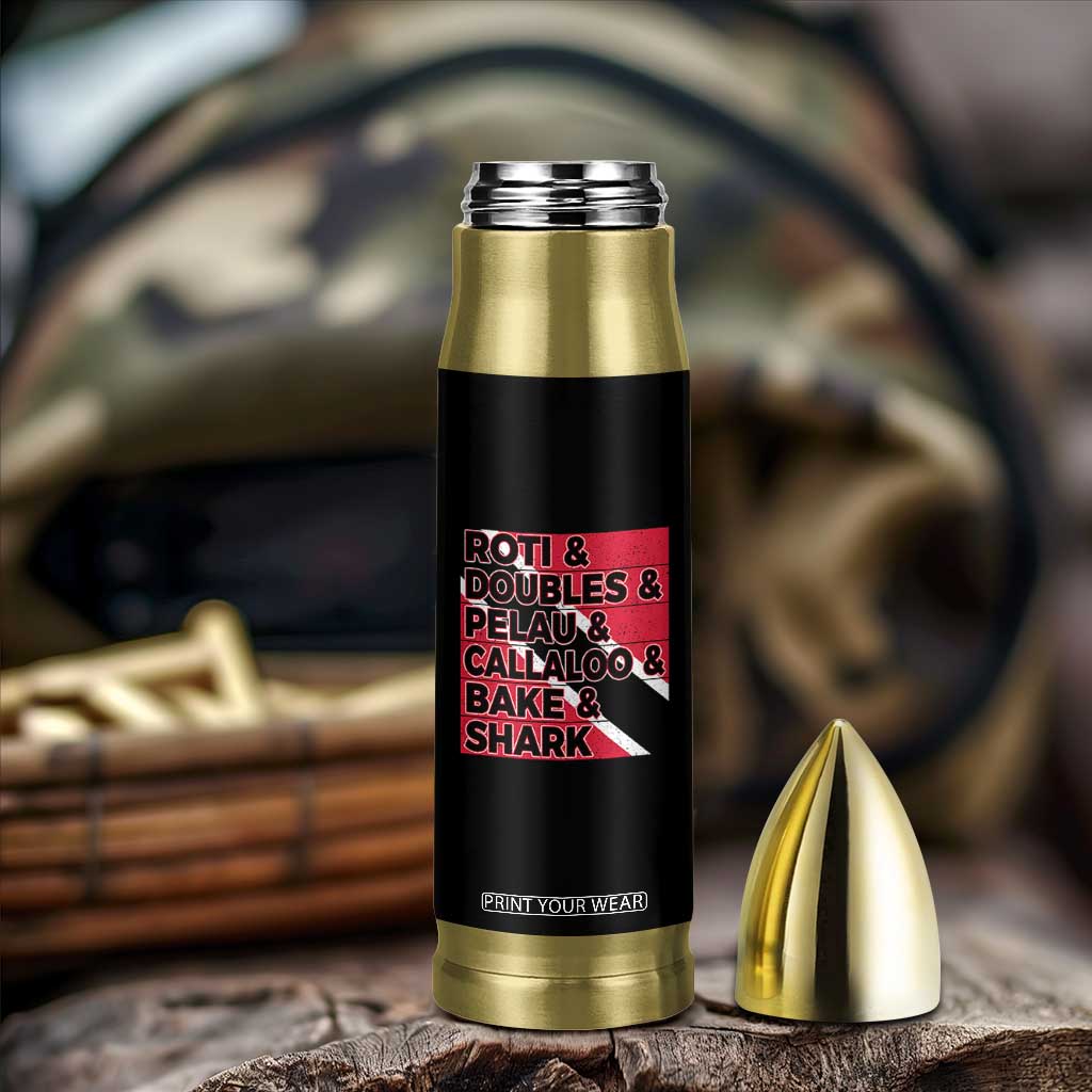 Trini Pride Bullet Tumbler Trinidad and Tobago National Food TS10 Print Your Wear