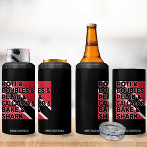 Trini Pride 4 in 1 Can Cooler Tumbler Trinidad and Tobago National Food TS10 Print Your Wear