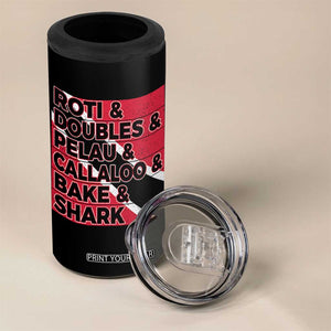 Trini Pride 4 in 1 Can Cooler Tumbler Trinidad and Tobago National Food TS10 Print Your Wear