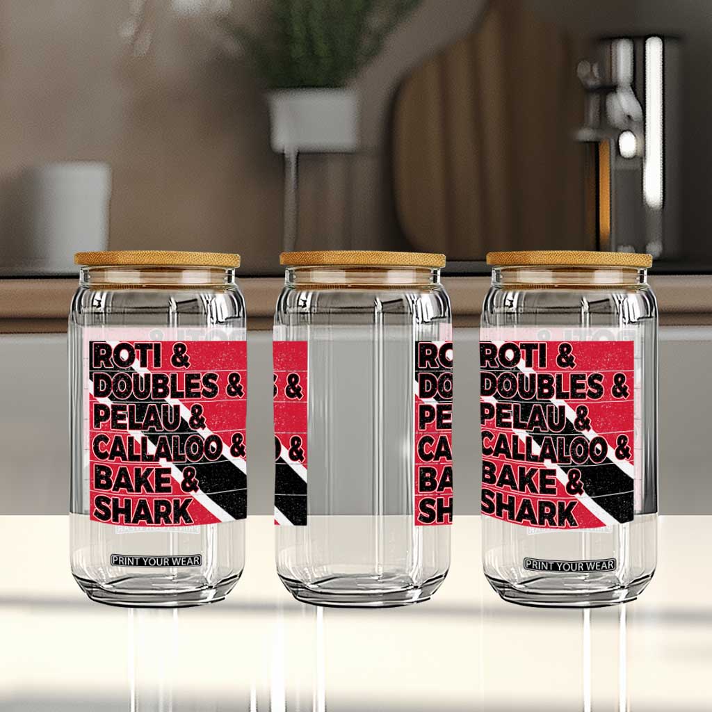Trini Pride Glass Can Trinidad and Tobago National Food TS10 Print Your Wear