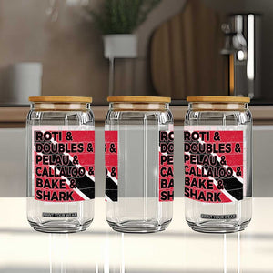 Trini Pride Glass Can Trinidad and Tobago National Food TS10 Print Your Wear