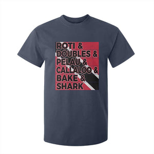 Trini Pride T Shirt For Kid Trinidad and Tobago National Food TS10 Navy Print Your Wear