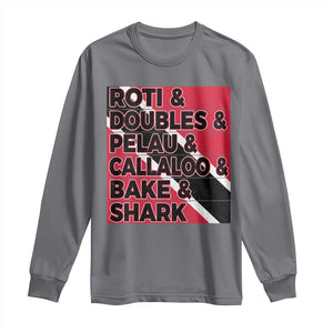 Trini Pride Long Sleeve Shirt Trinidad and Tobago National Food TS10 Charcoal Print Your Wear