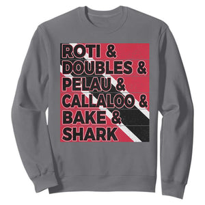 Trini Pride Sweatshirt Trinidad and Tobago National Food TS10 Charcoal Print Your Wear