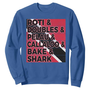 Trini Pride Sweatshirt Trinidad and Tobago National Food TS10 Royal Blue Print Your Wear