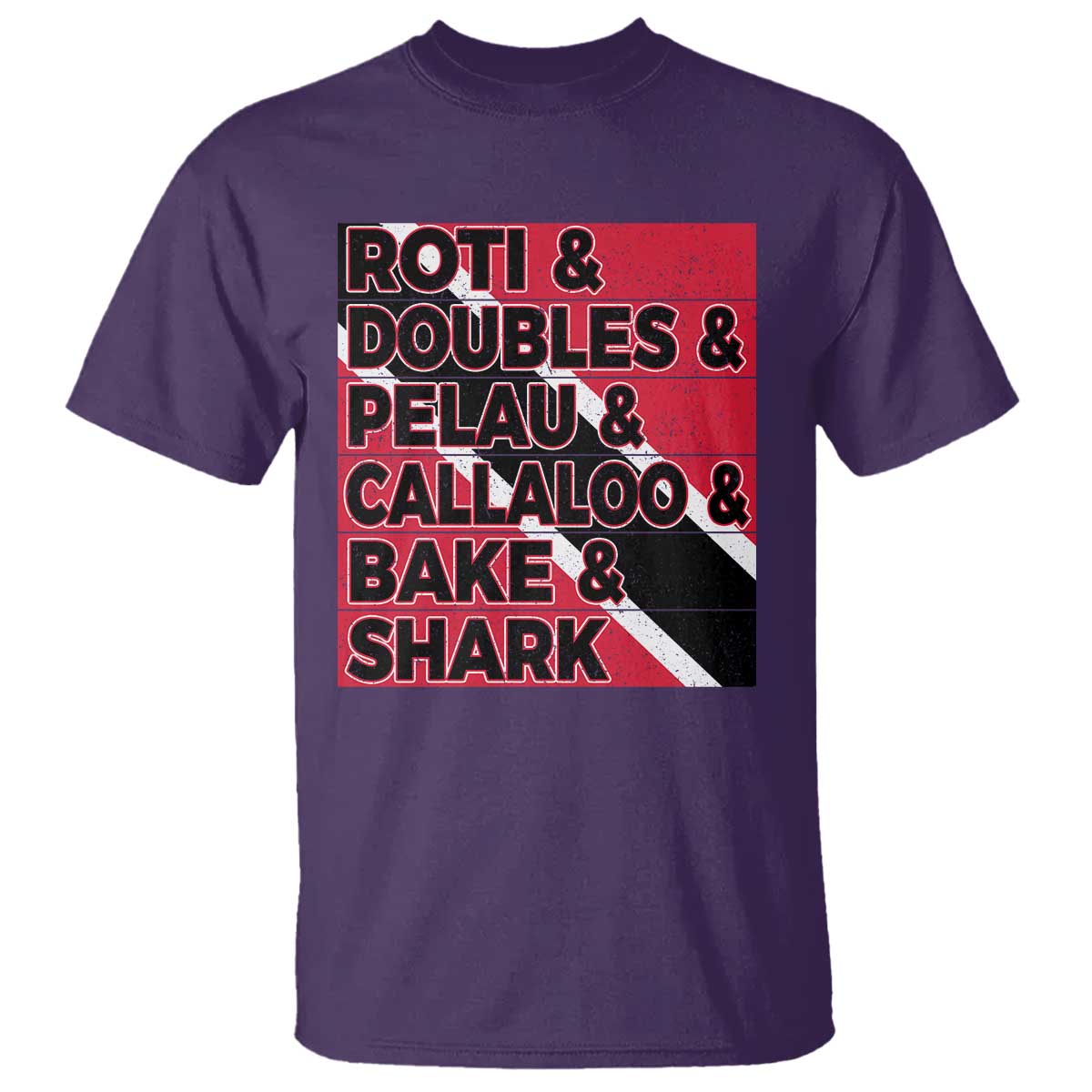 Trini Pride T Shirt Trinidad and Tobago National Food TS10 Purple Print Your Wear