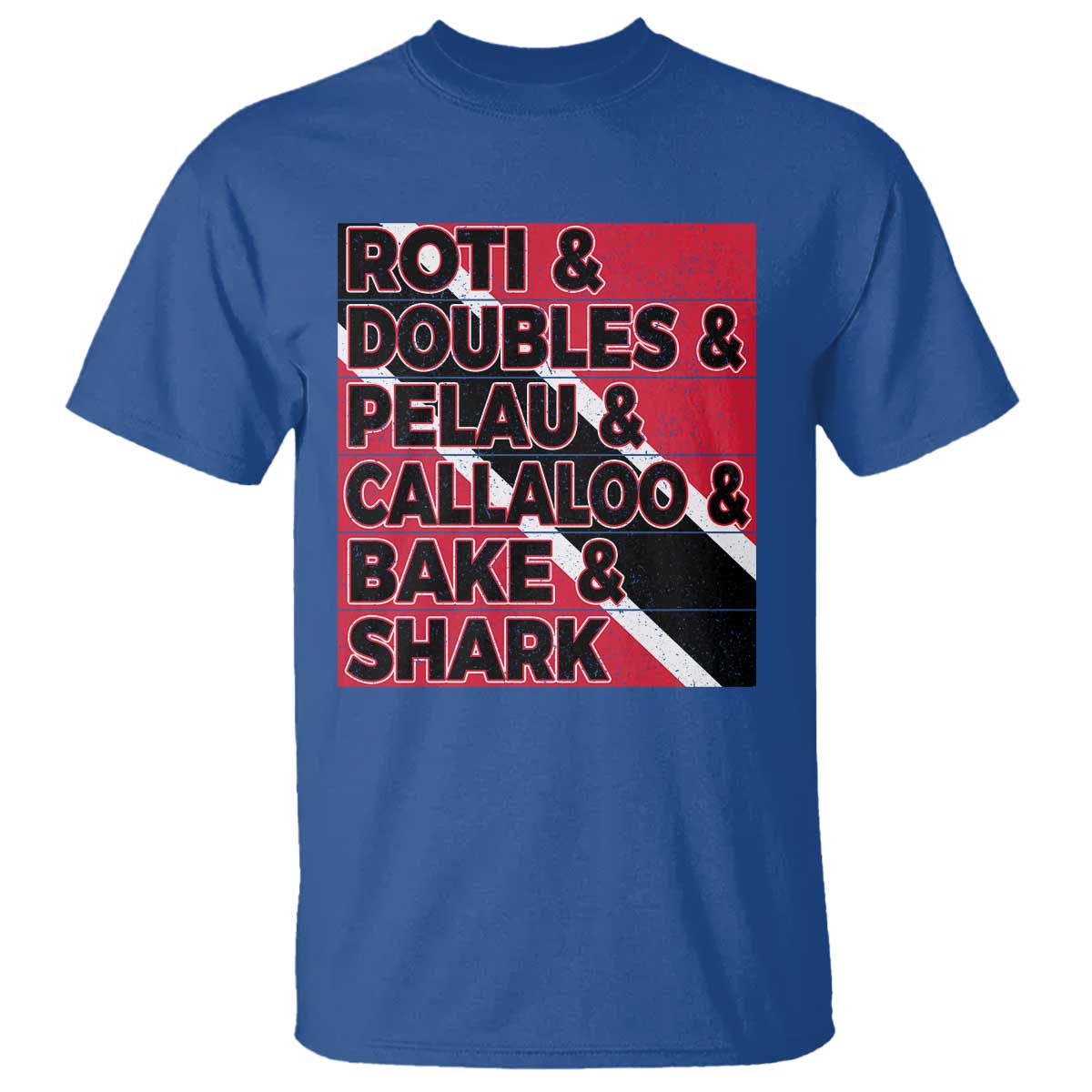 Trini Pride T Shirt Trinidad and Tobago National Food TS10 Royal Blue Print Your Wear
