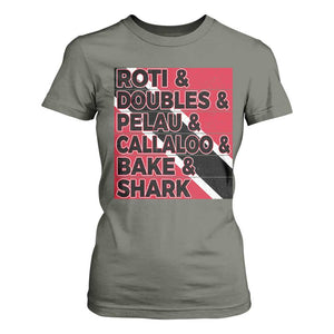 Trini Pride T Shirt For Women Trinidad and Tobago National Food TS10 Military Green Print Your Wear