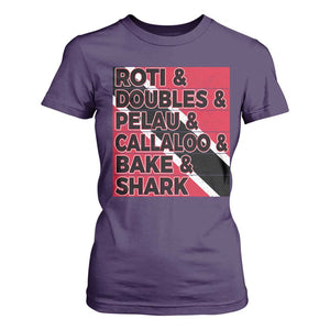 Trini Pride T Shirt For Women Trinidad and Tobago National Food TS10 Purple Print Your Wear