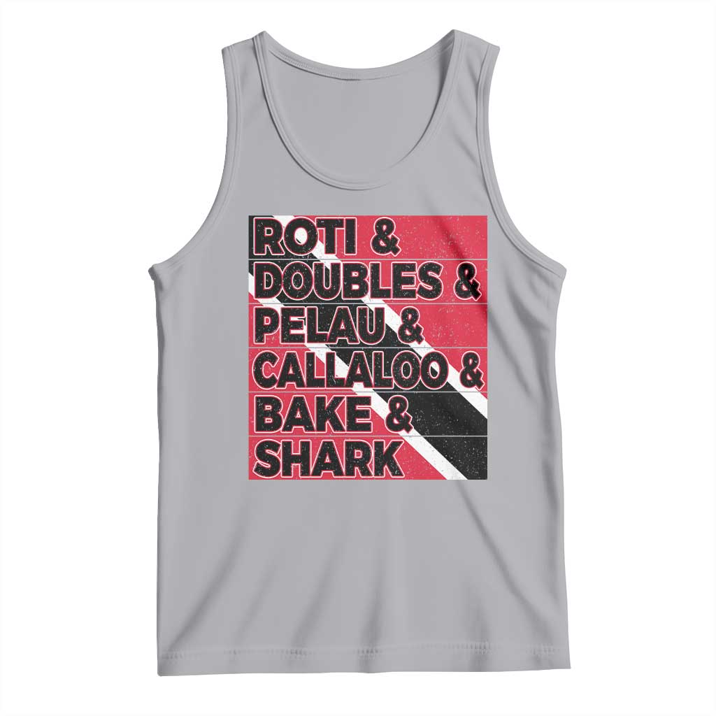 Trini Pride Tank Top Trinidad and Tobago National Food TS10 Athletic Heather Print Your Wear