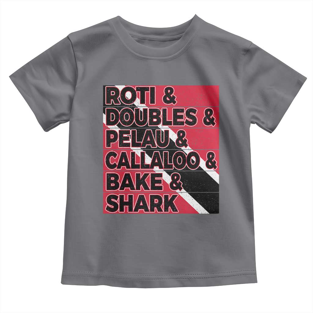 Trini Pride Toddler T Shirt Trinidad and Tobago National Food TS10 Charcoal Print Your Wear