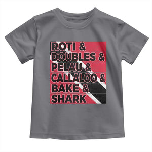 Trini Pride Toddler T Shirt Trinidad and Tobago National Food TS10 Charcoal Print Your Wear