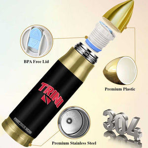 Trinidad and Tobago Flag Bullet Tumbler Trini Pride Vintage TS10 Print Your Wear