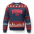 Trinidad and Tobago Flag Ugly Christmas Sweater Trini Pride Vintage TS10 Navy Red Print Your Wear