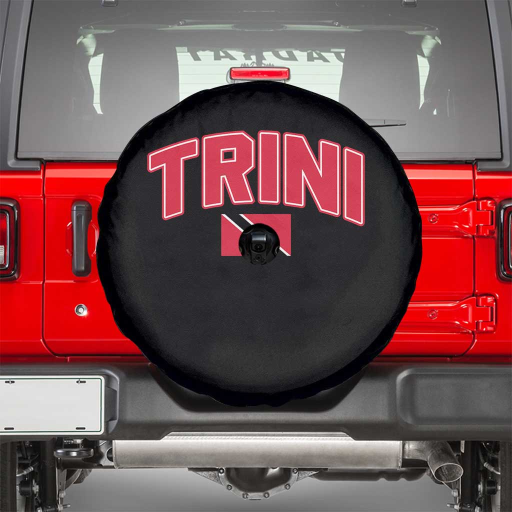 Trinidad and Tobago Flag Spare Tire Cover Trini Pride Vintage TS10 Black Print Your Wear