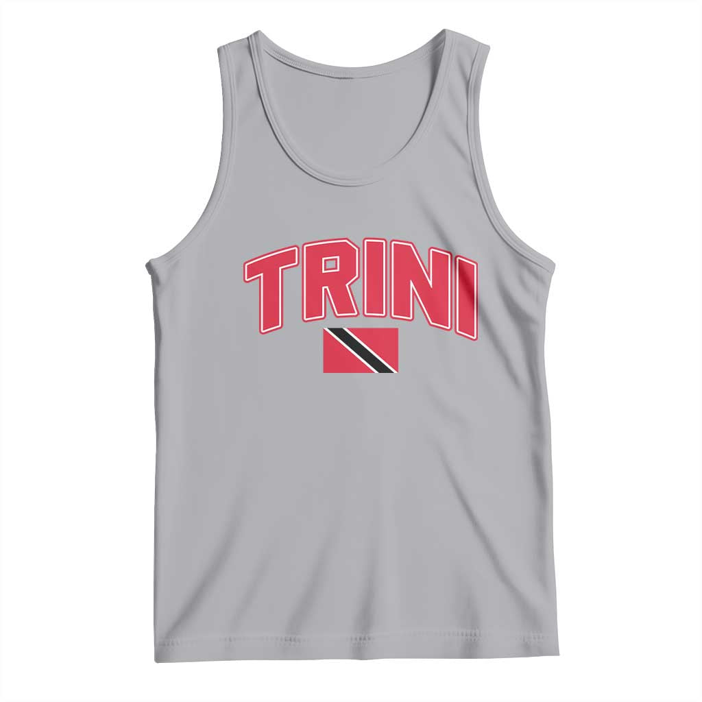 Trinidad and Tobago Flag Tank Top Trini Pride Vintage TS10 Athletic Heather Print Your Wear