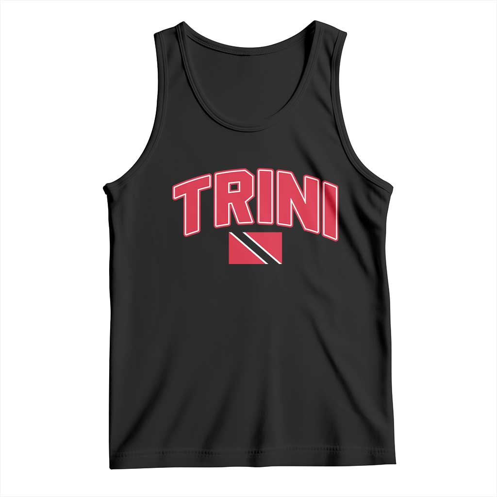 Trinidad and Tobago Flag Tank Top Trini Pride Vintage TS10 Black Print Your Wear