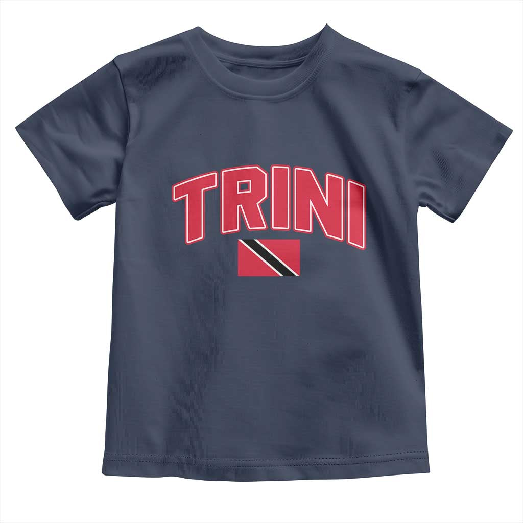 Trinidad and Tobago Flag Toddler T Shirt Trini Pride Vintage TS10 Navy Print Your Wear