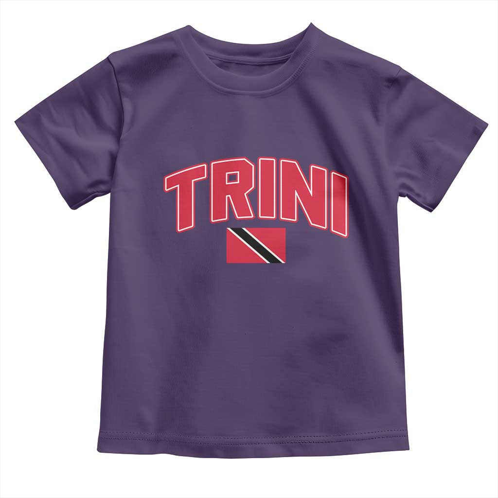 Trinidad and Tobago Flag Toddler T Shirt Trini Pride Vintage TS10 Purple Print Your Wear
